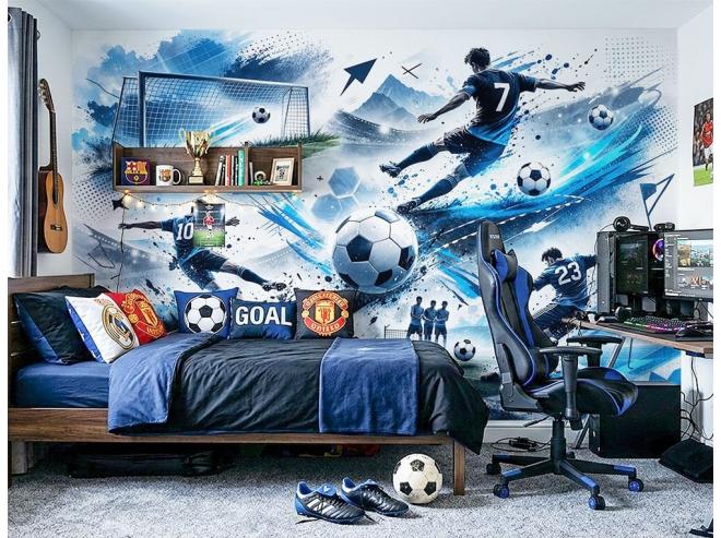 Фототапет Football Motion Art